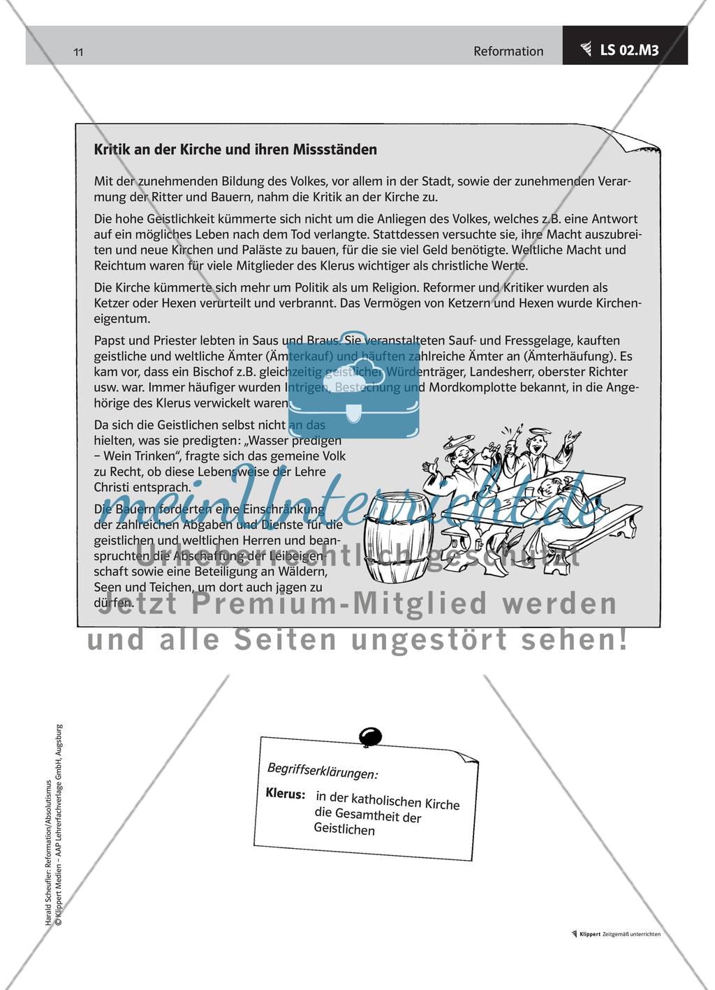 LS 02 Der Zustand der Bevölkerung, des Reiches und der Kirche um 1500 Preview 4