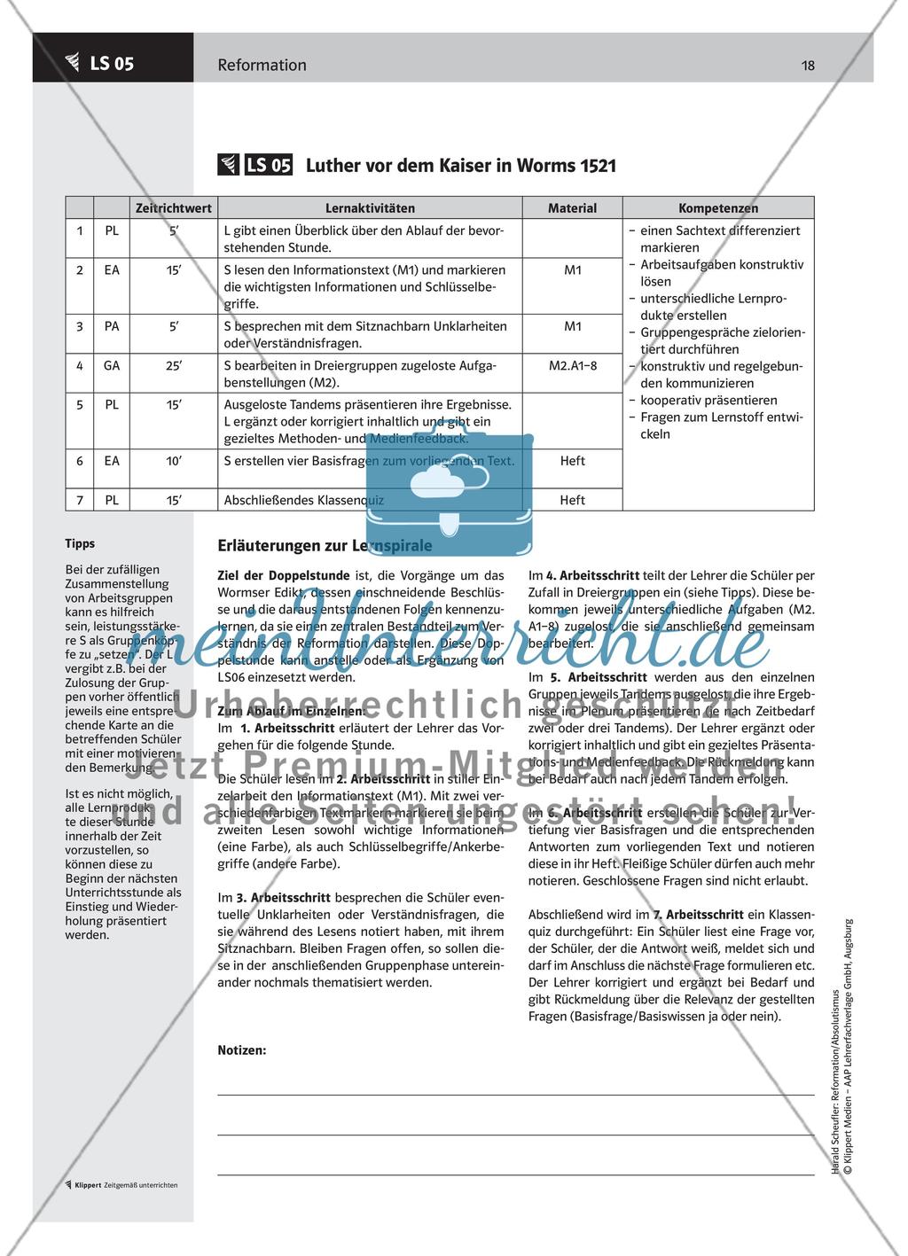 LS 05 Luther vor dem Kaiser in Worms 1521 Preview 2