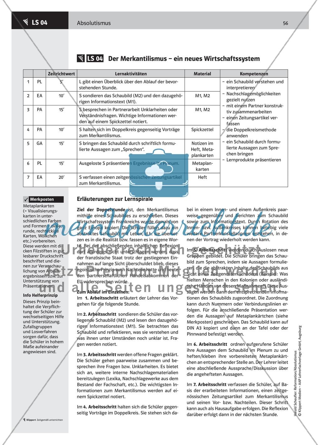 LS 04 Der Merkantilismus – ein neues Wirtschaftssystem Preview 1