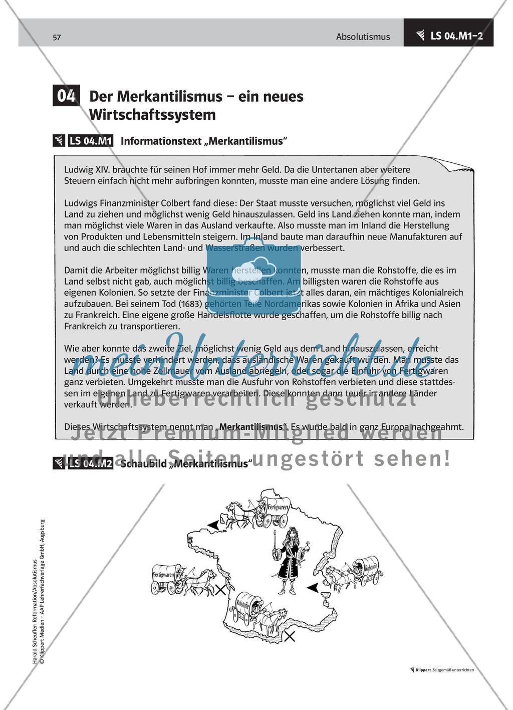 LS 04 Der Merkantilismus – ein neues Wirtschaftssystem Preview 2