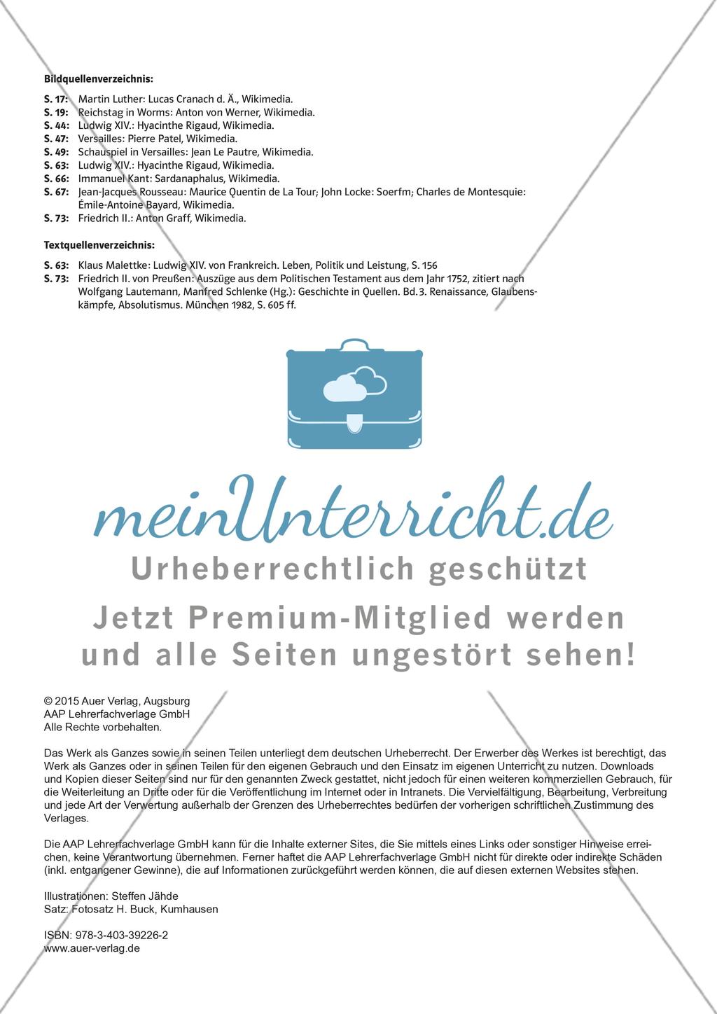 LS 08 Friedrich II. – aufgeklärter Absolutismus in Preußen Preview 1
