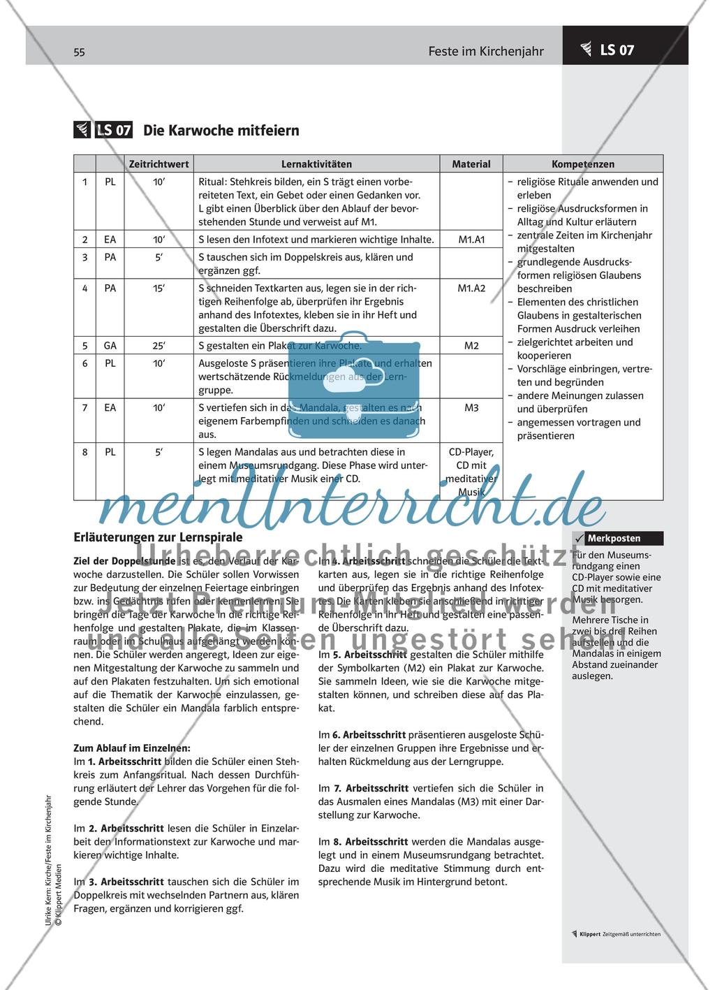 LS 07 Die Karwoche mitfeiern Preview 1