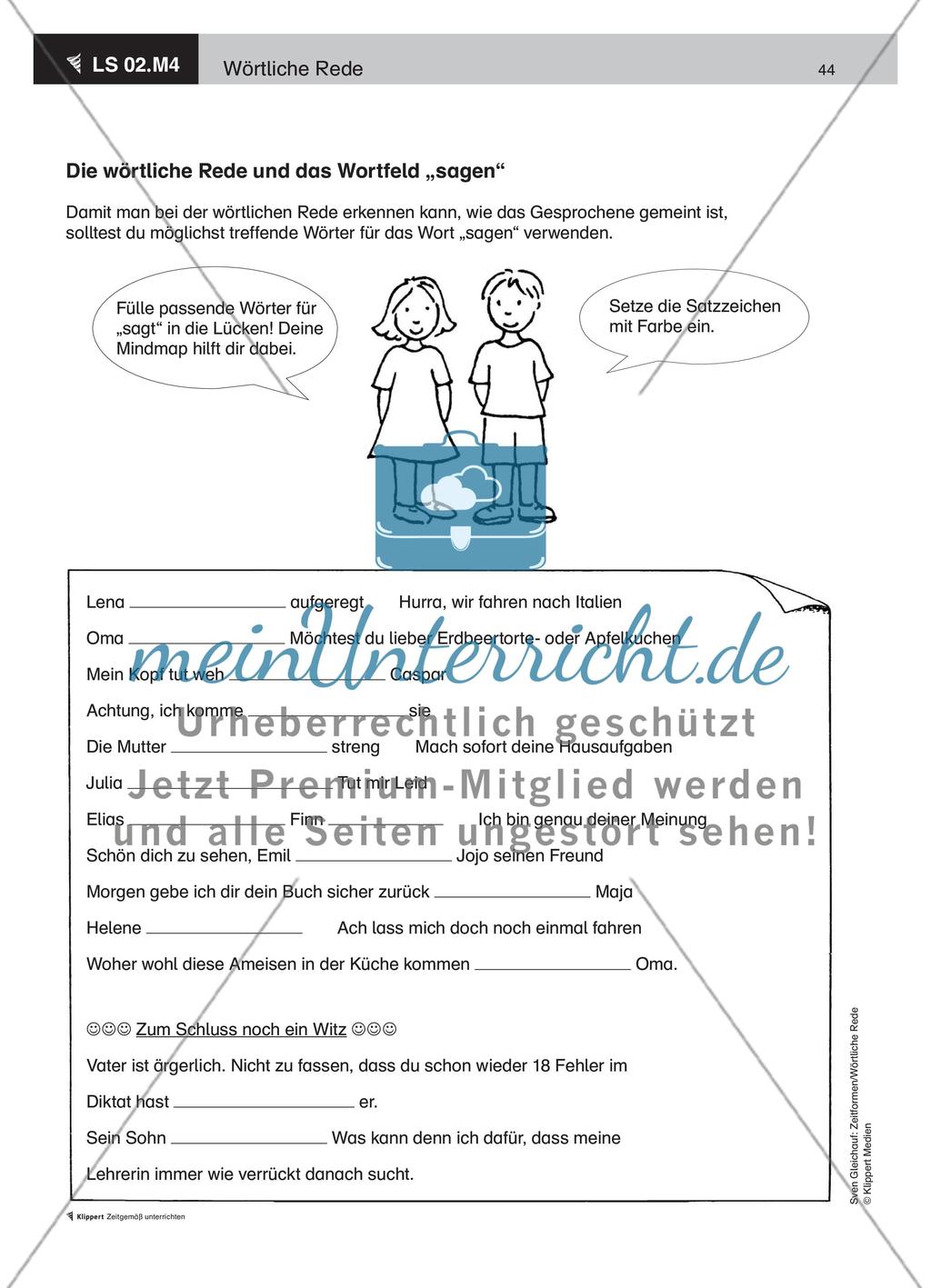 Eine Mindmap zum Wortfeld „sagen“ anlegen und nutzen Preview 5