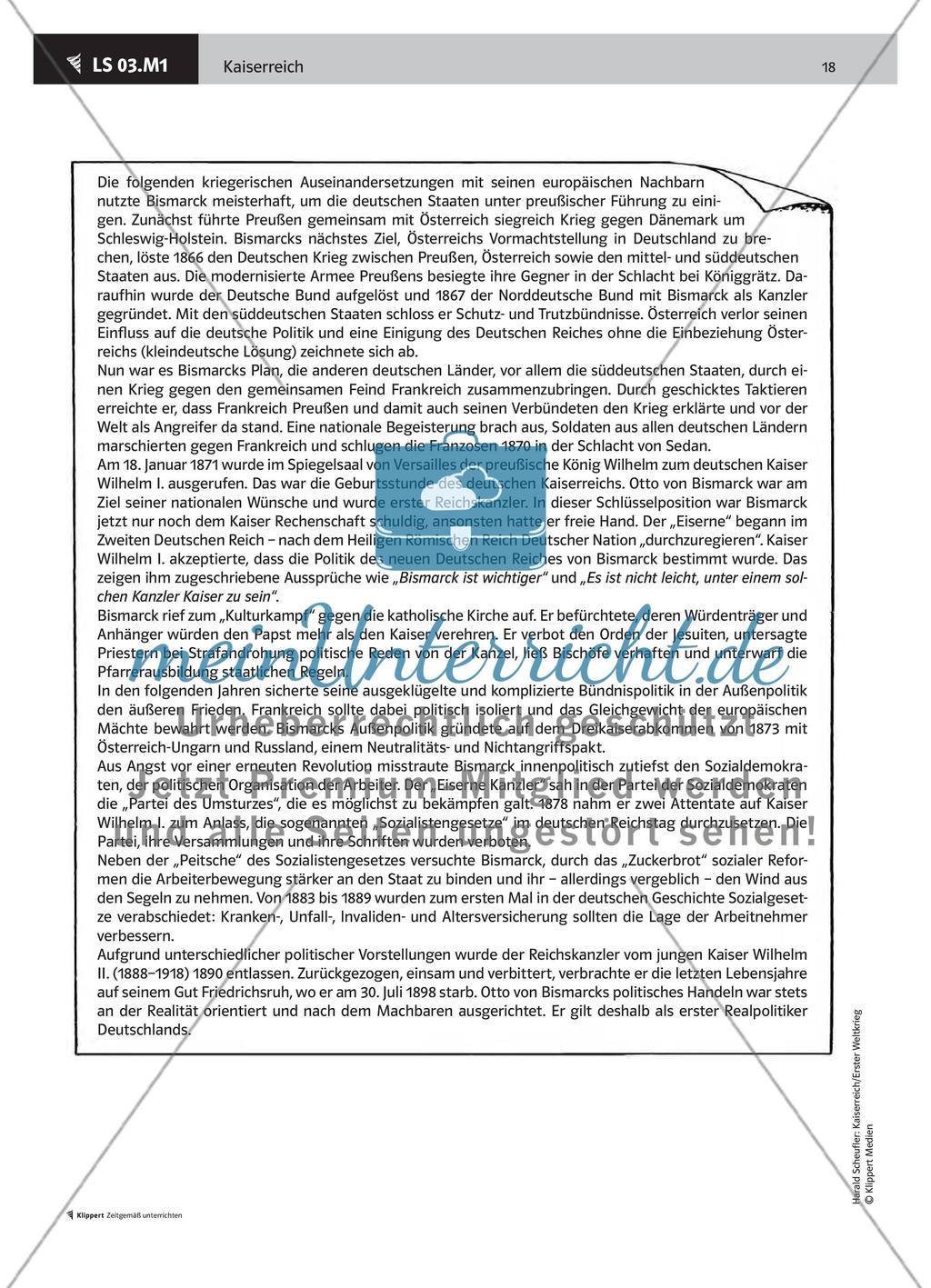 LS 03 Otto von Bismarck – einen Steckbrief erstellen Preview 4