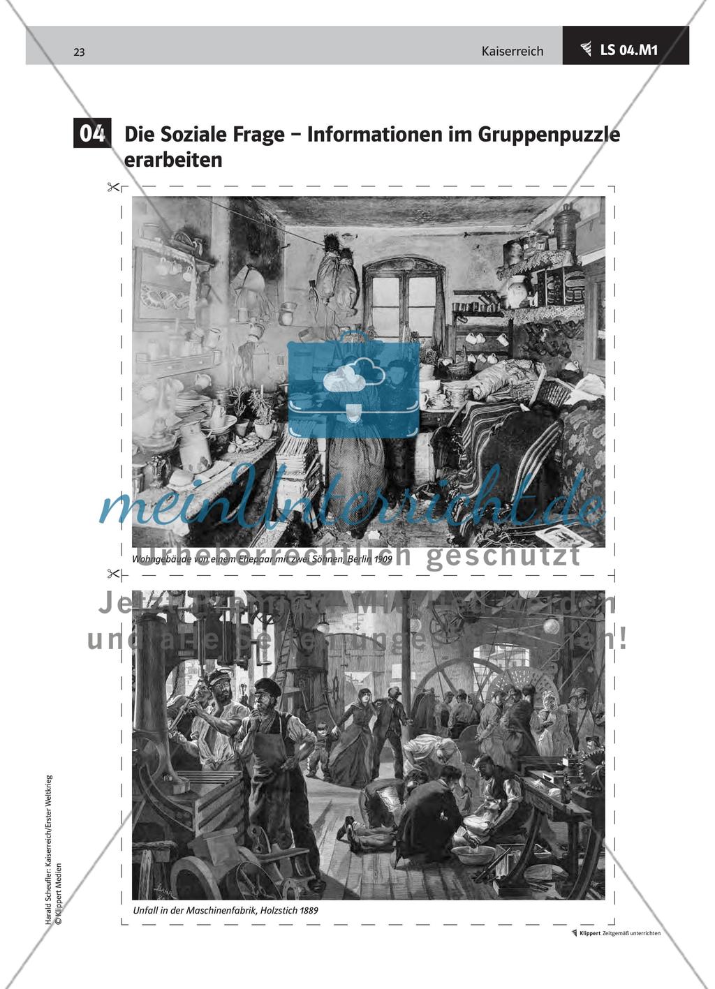 LS 04 Die Soziale Frage – Informationen im Gruppenpuzzle erarbeiten Preview 3