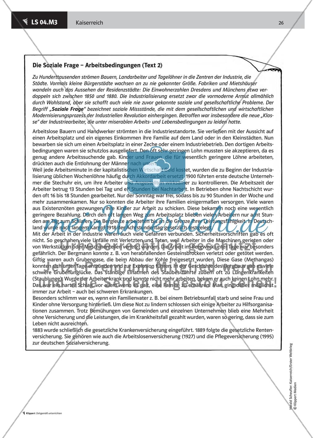 LS 04 Die Soziale Frage – Informationen im Gruppenpuzzle erarbeiten Preview 6