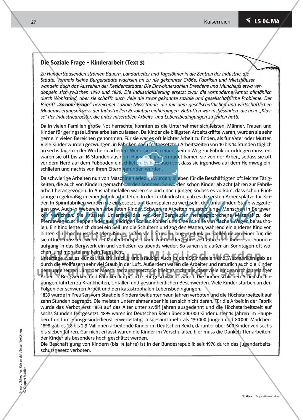 LS 04 Die Soziale Frage – Informationen im Gruppenpuzzle erarbeiten Preview 7
