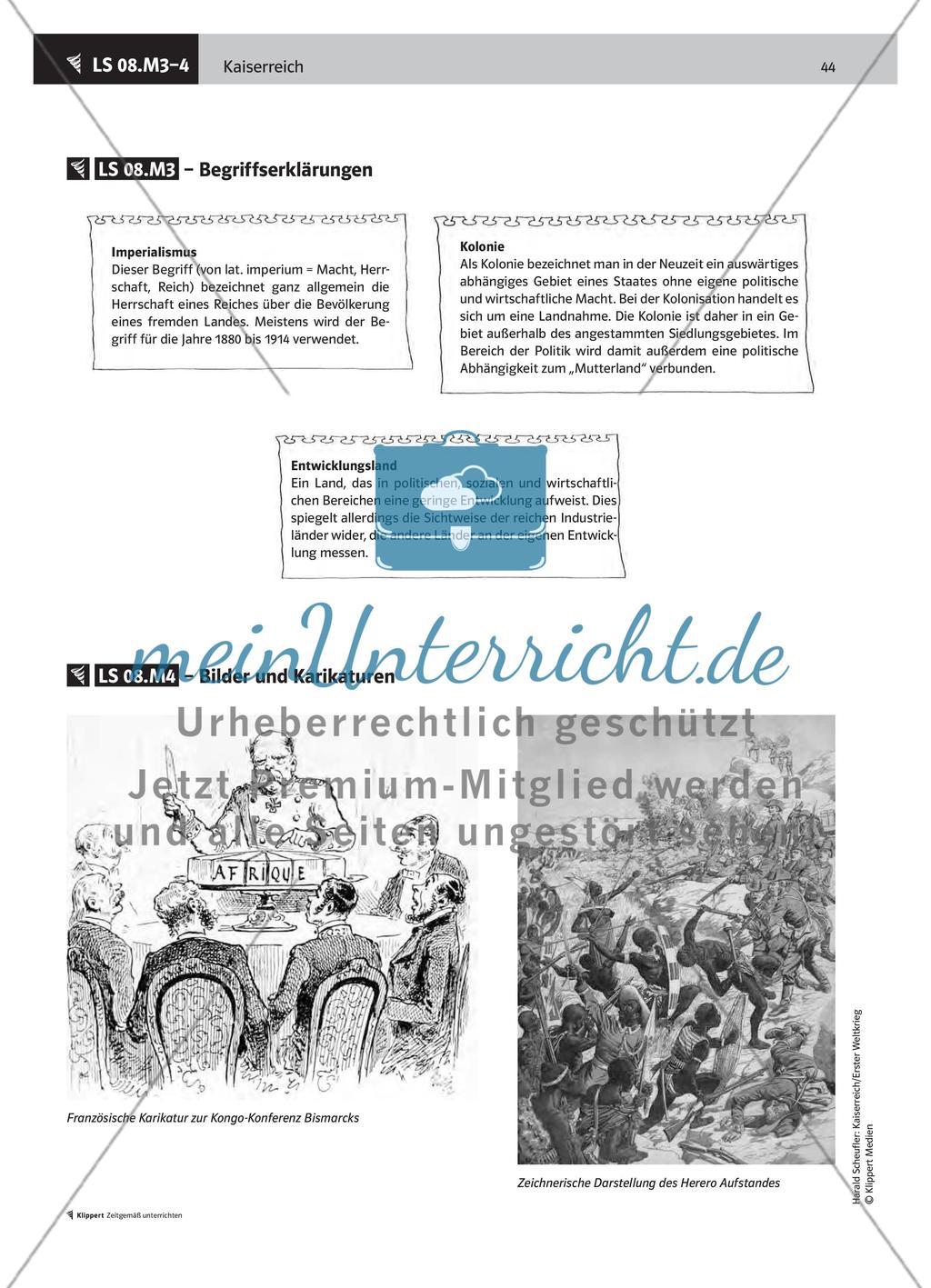 LS 08 Der Imperialismus und die Folgen – Informationen im Partnerpuzzle erarbeiten Preview 5