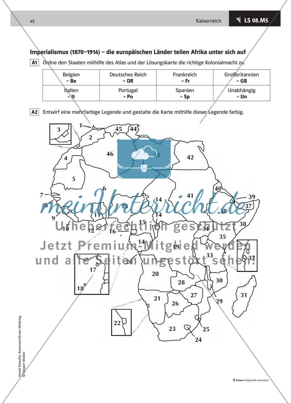 LS 08 Der Imperialismus und die Folgen – Informationen im Partnerpuzzle erarbeiten Preview 6