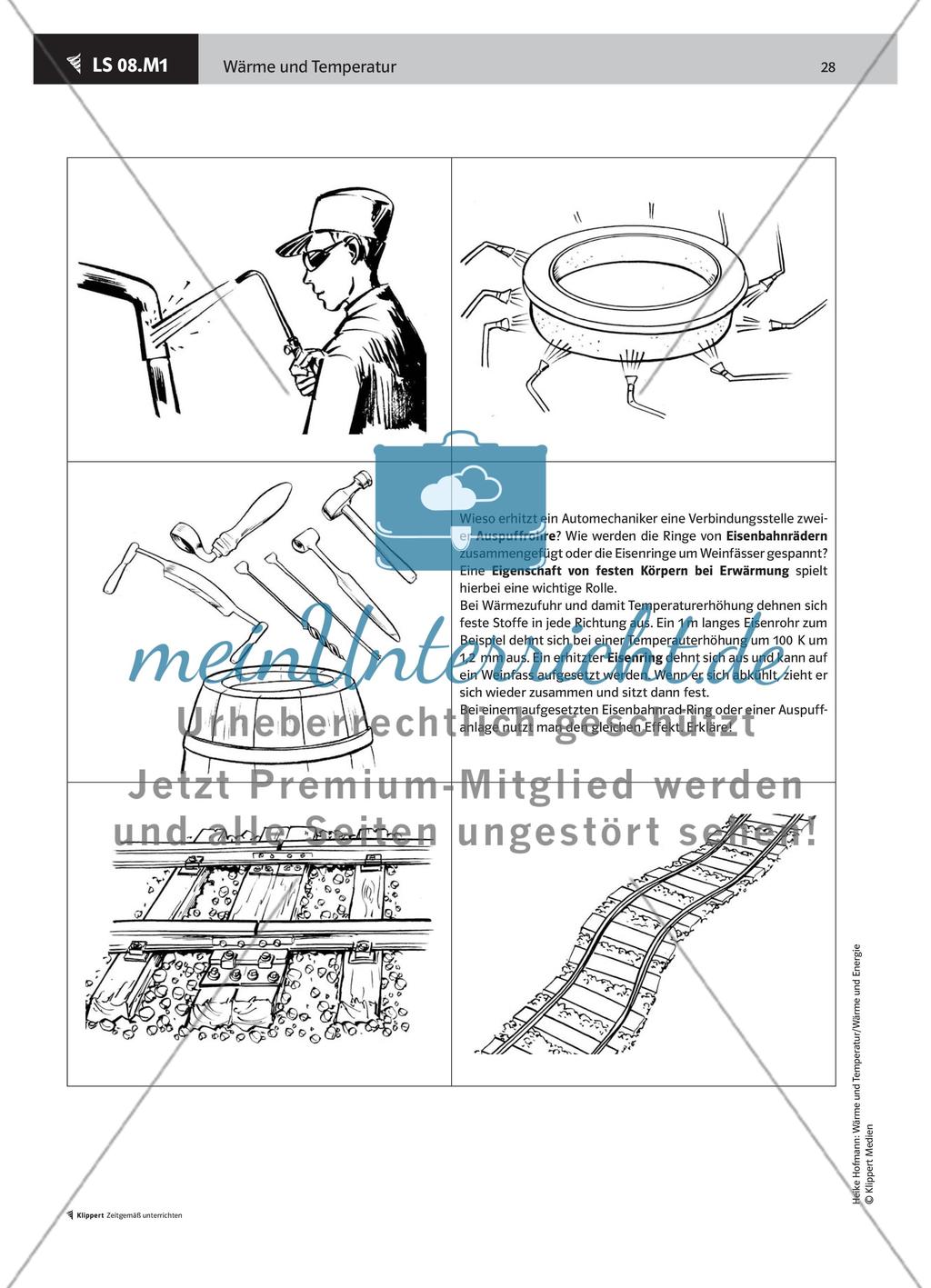 LS 08 Längenänderung von festen Körpern in Gruppenarbeit klären Preview 4