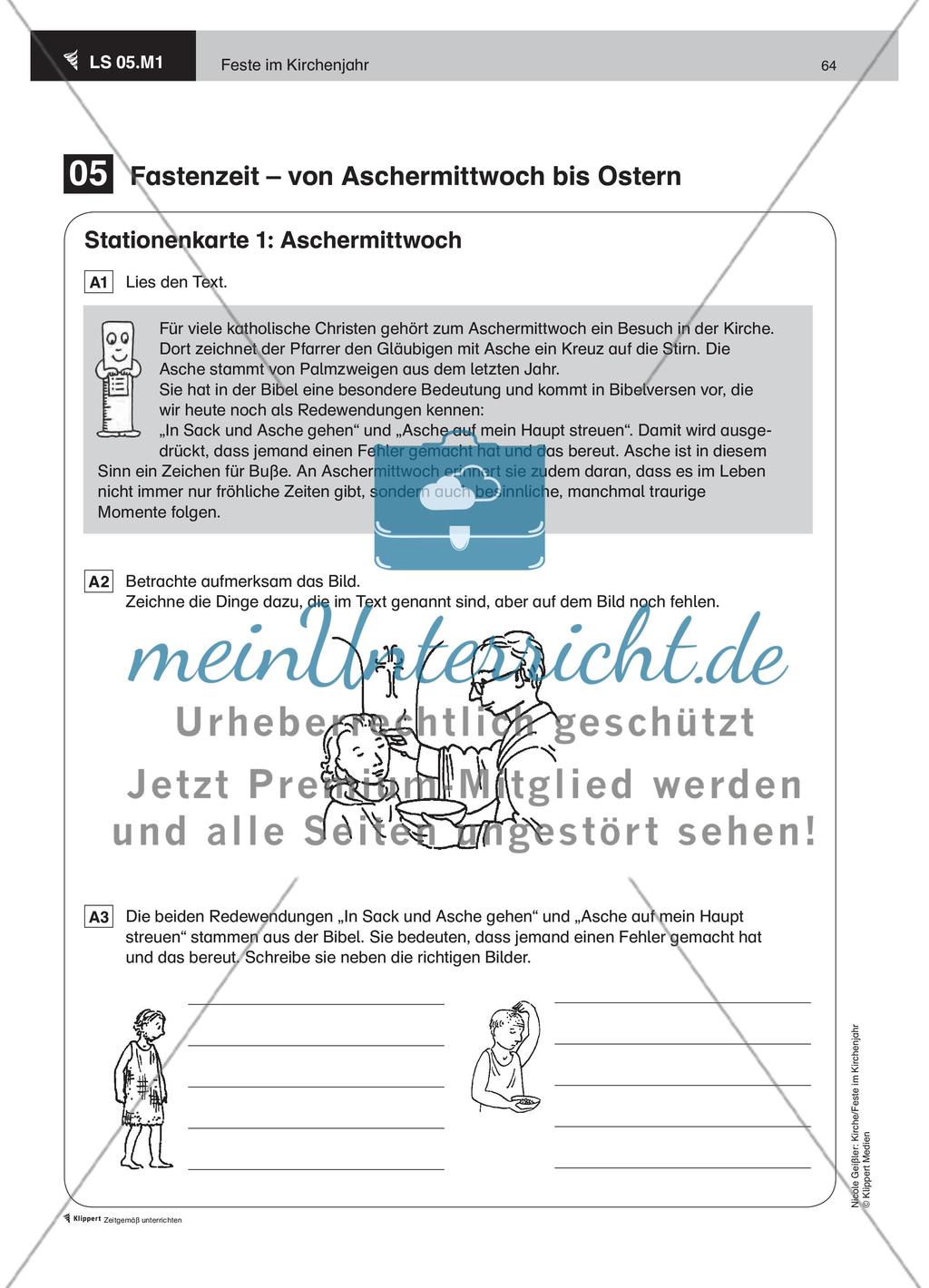 LS 05 Fastenzeit – von Aschermittwoch bis Ostern Preview 2