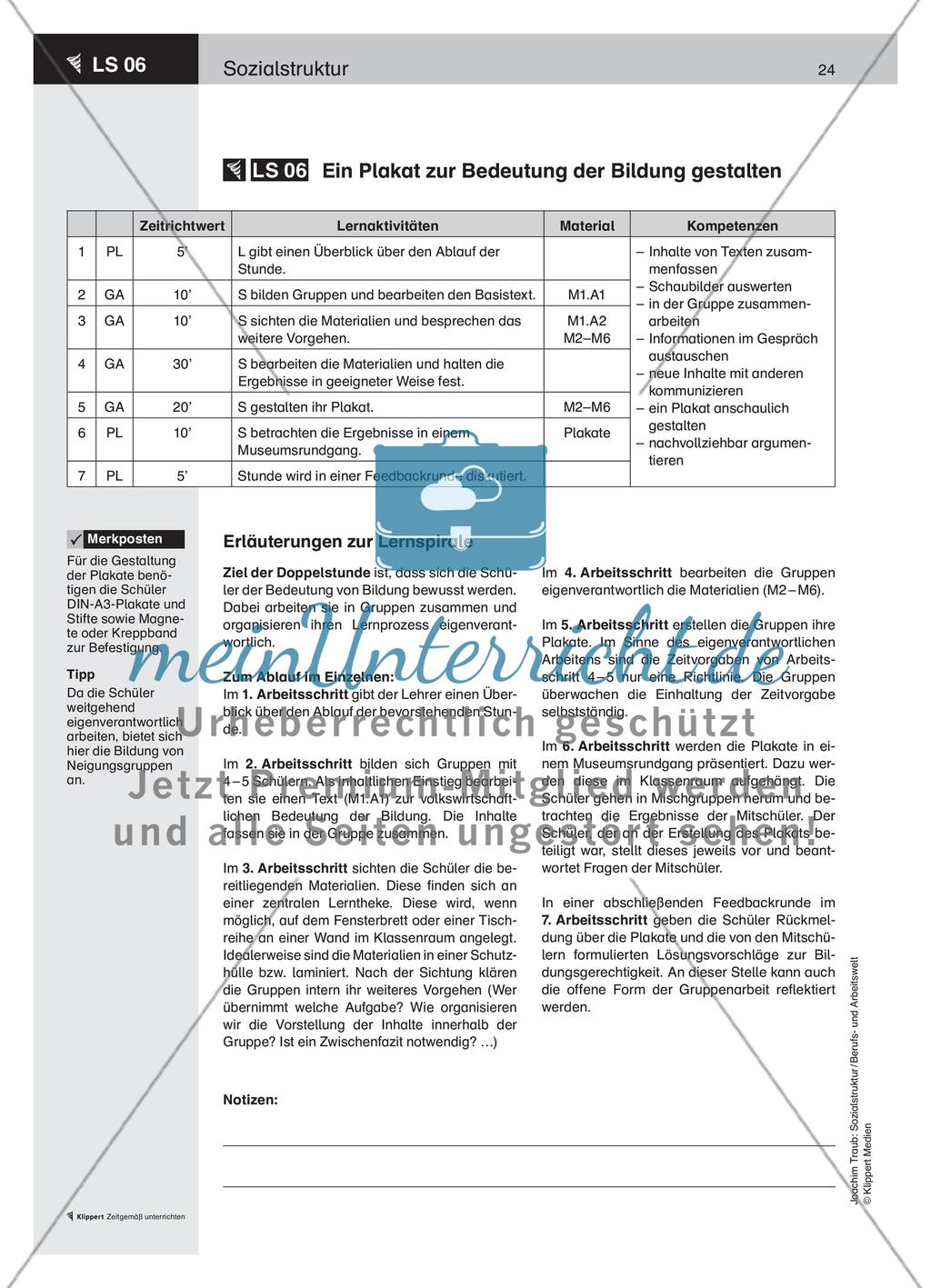 Ein Plakat zur Bedeutung der Bildung gestalten Preview 1