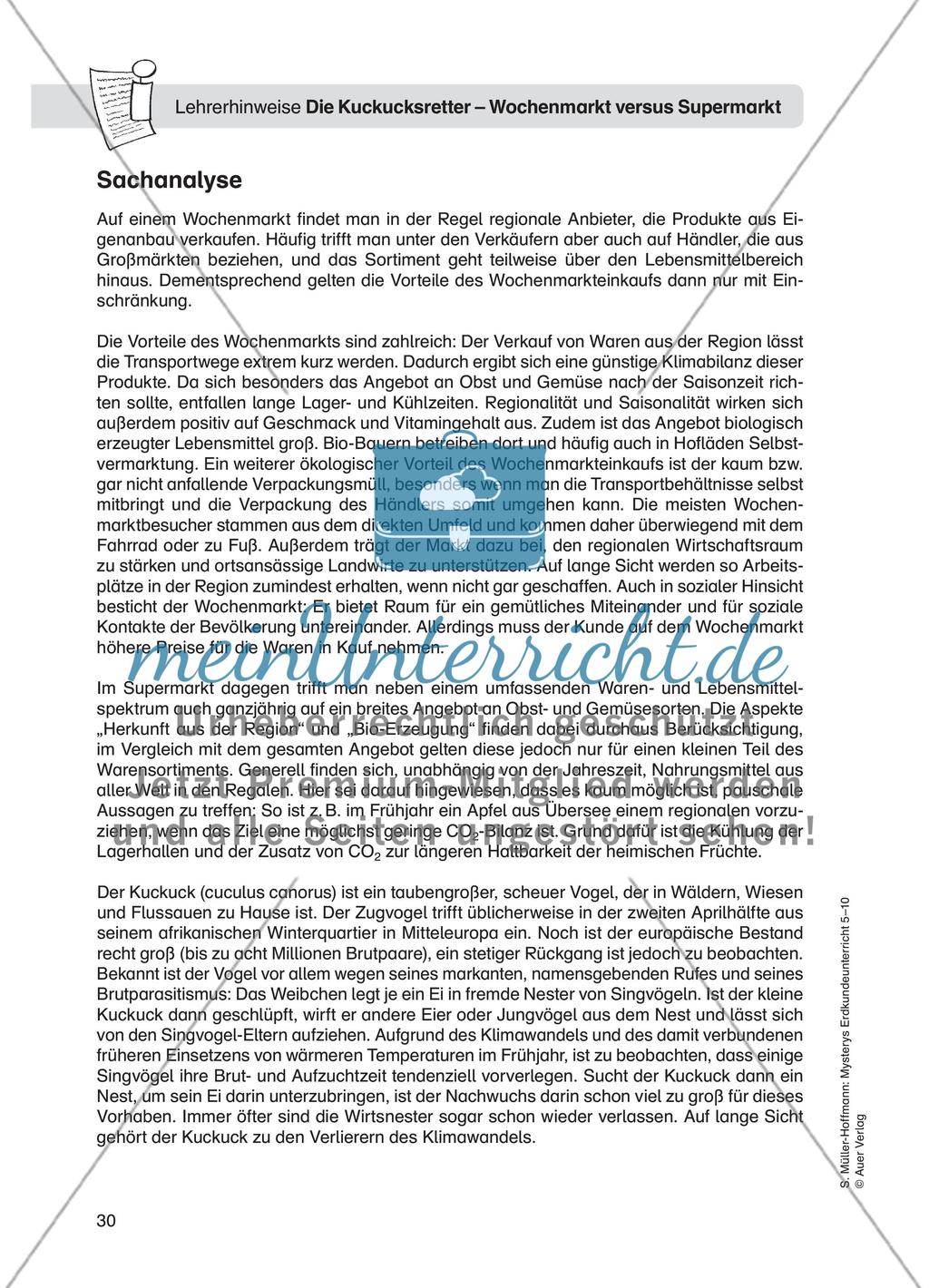 Die Kuckucksretter – Wochenmarkt versus Supermarkt Preview 1