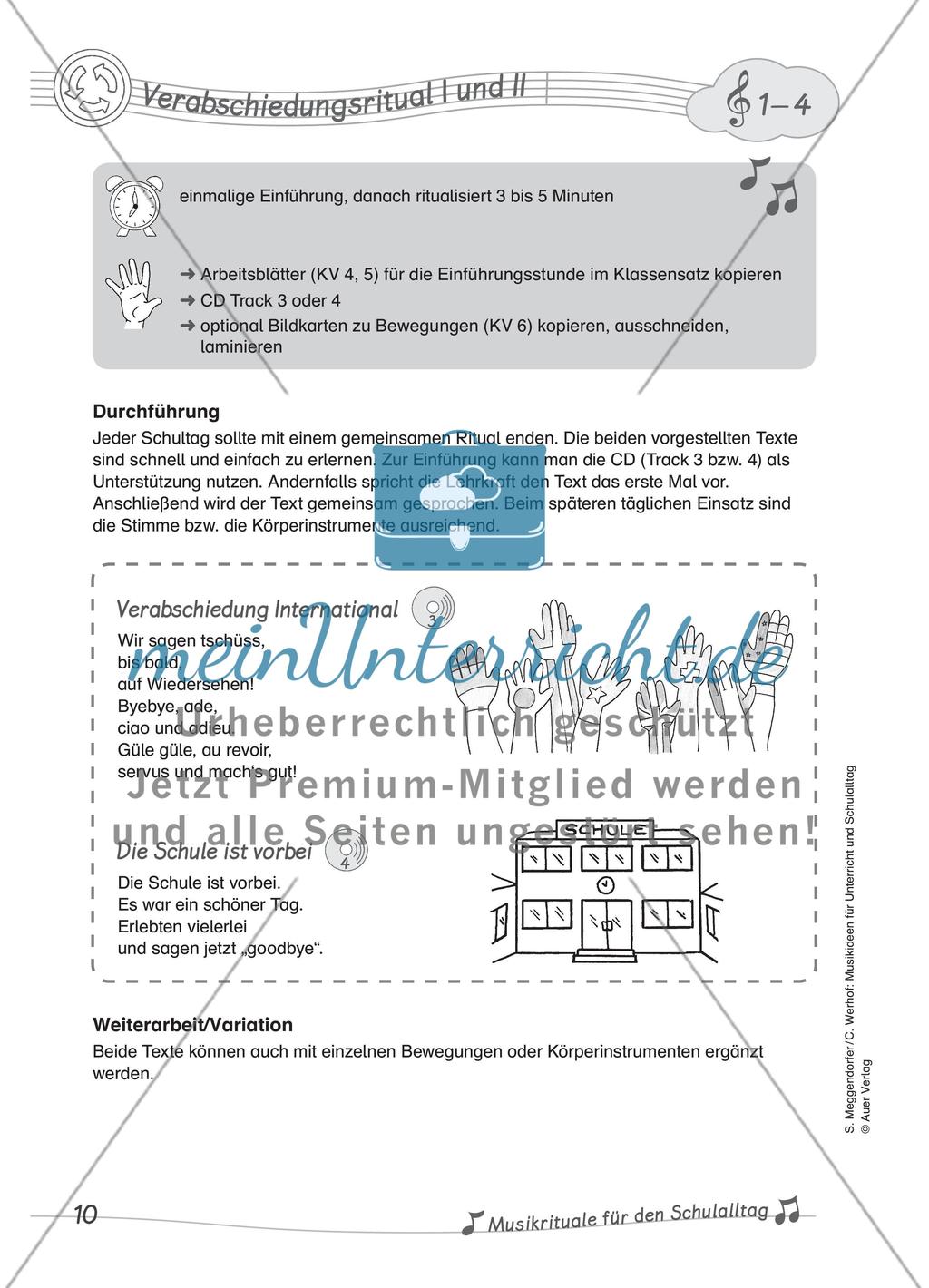 Musikrituale für den Schulalltag Preview 5
