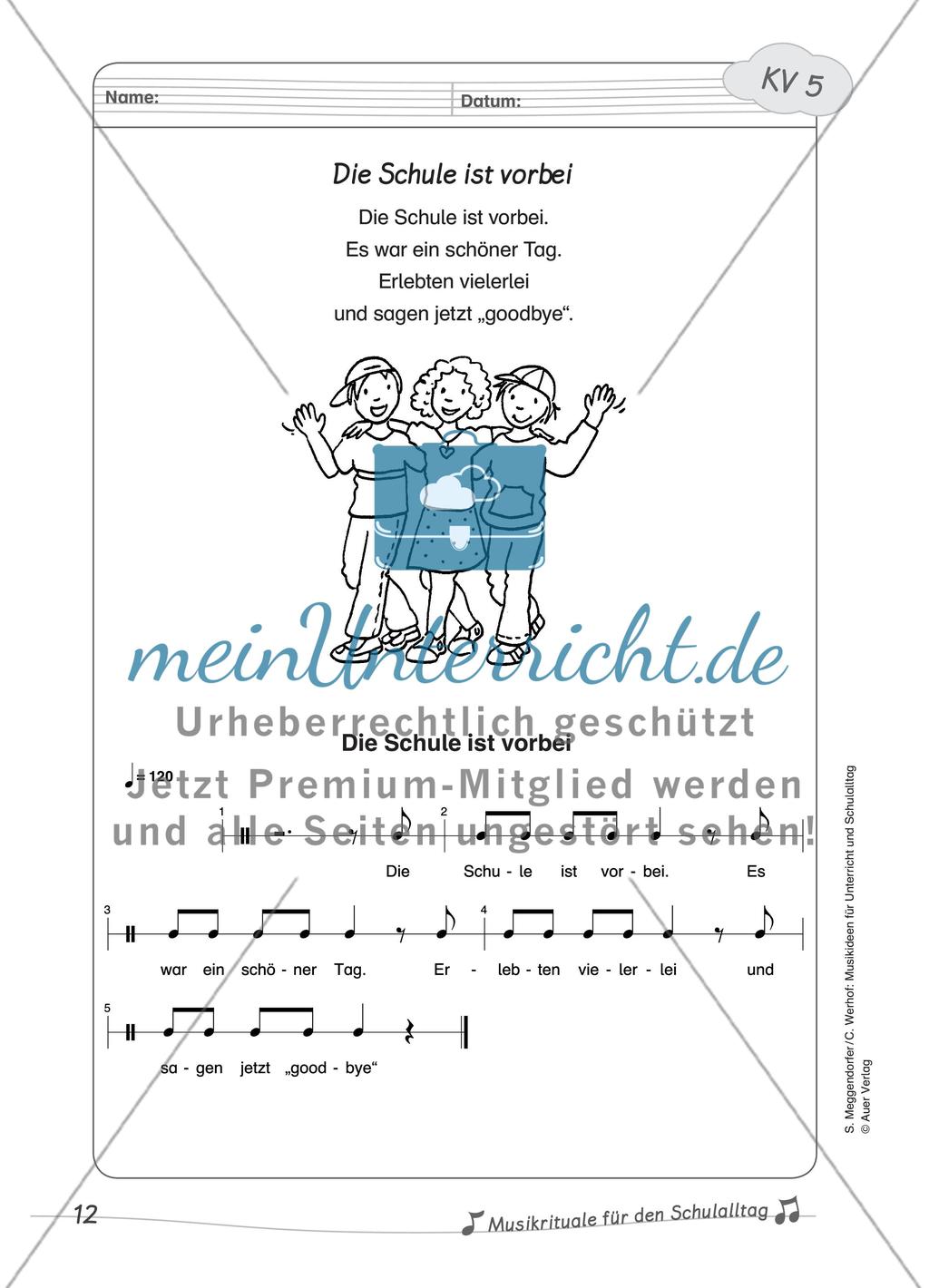 Musikrituale für den Schulalltag Preview 7