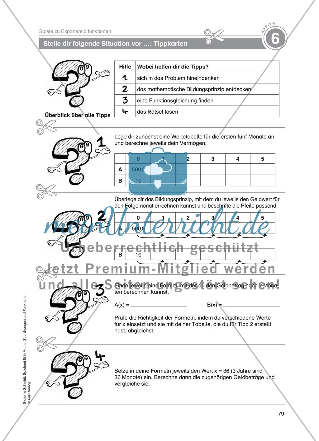 Spiele zu Exponentialfunktionen Preview 2