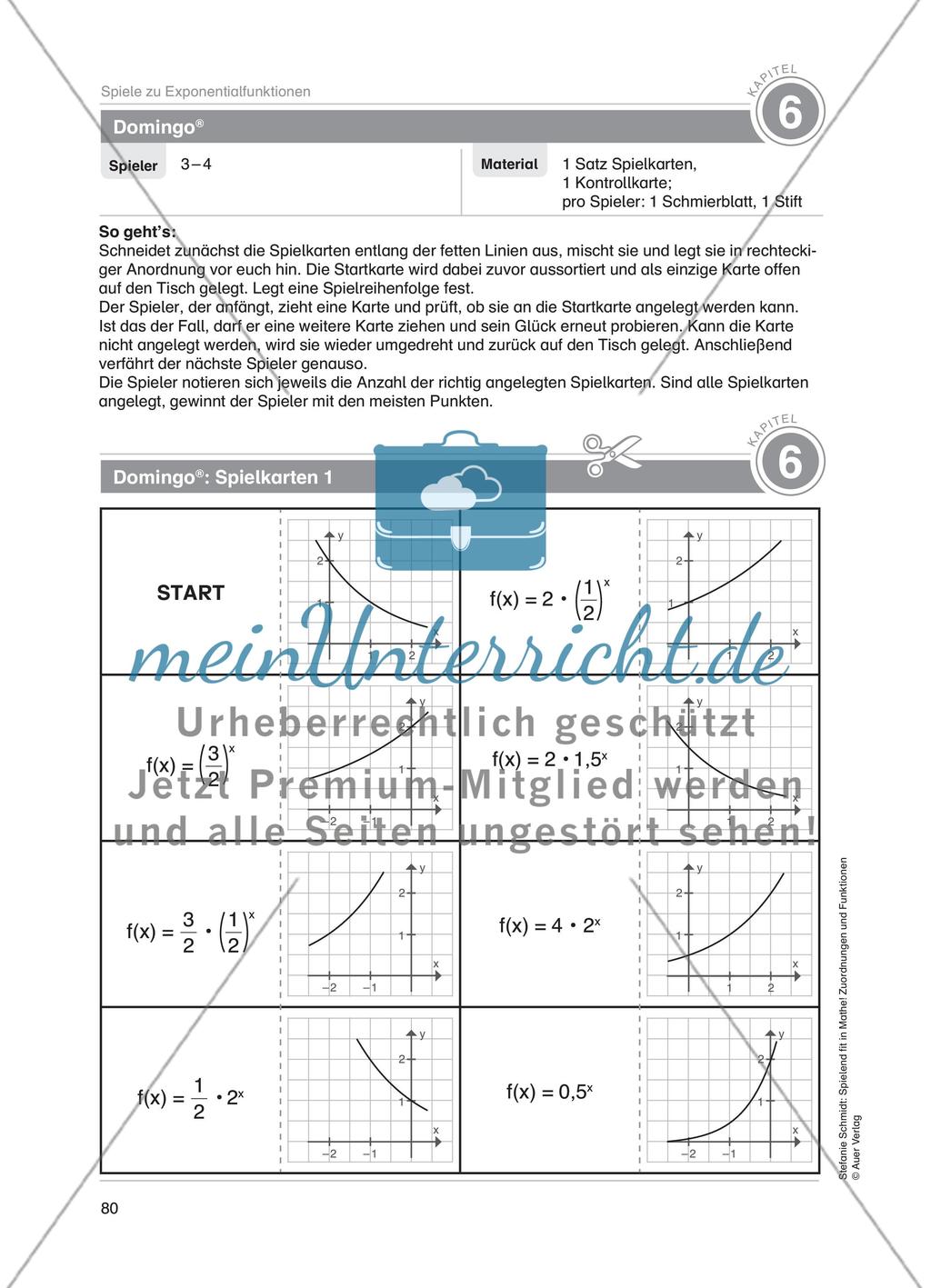 Spiele zu Exponentialfunktionen Preview 3