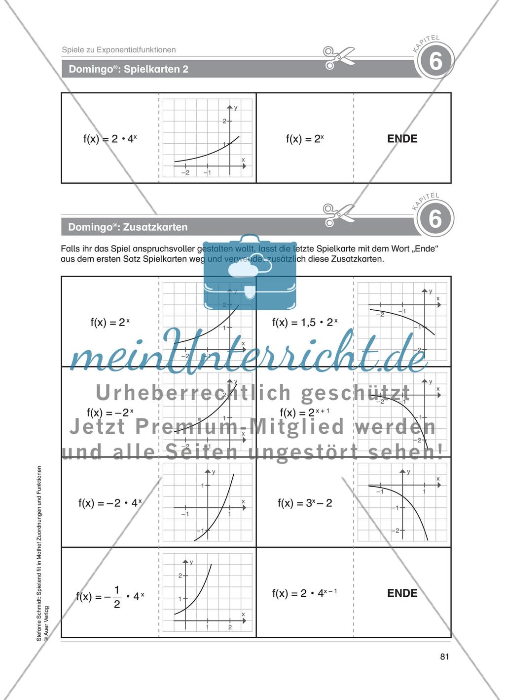 Spiele zu Exponentialfunktionen Preview 4