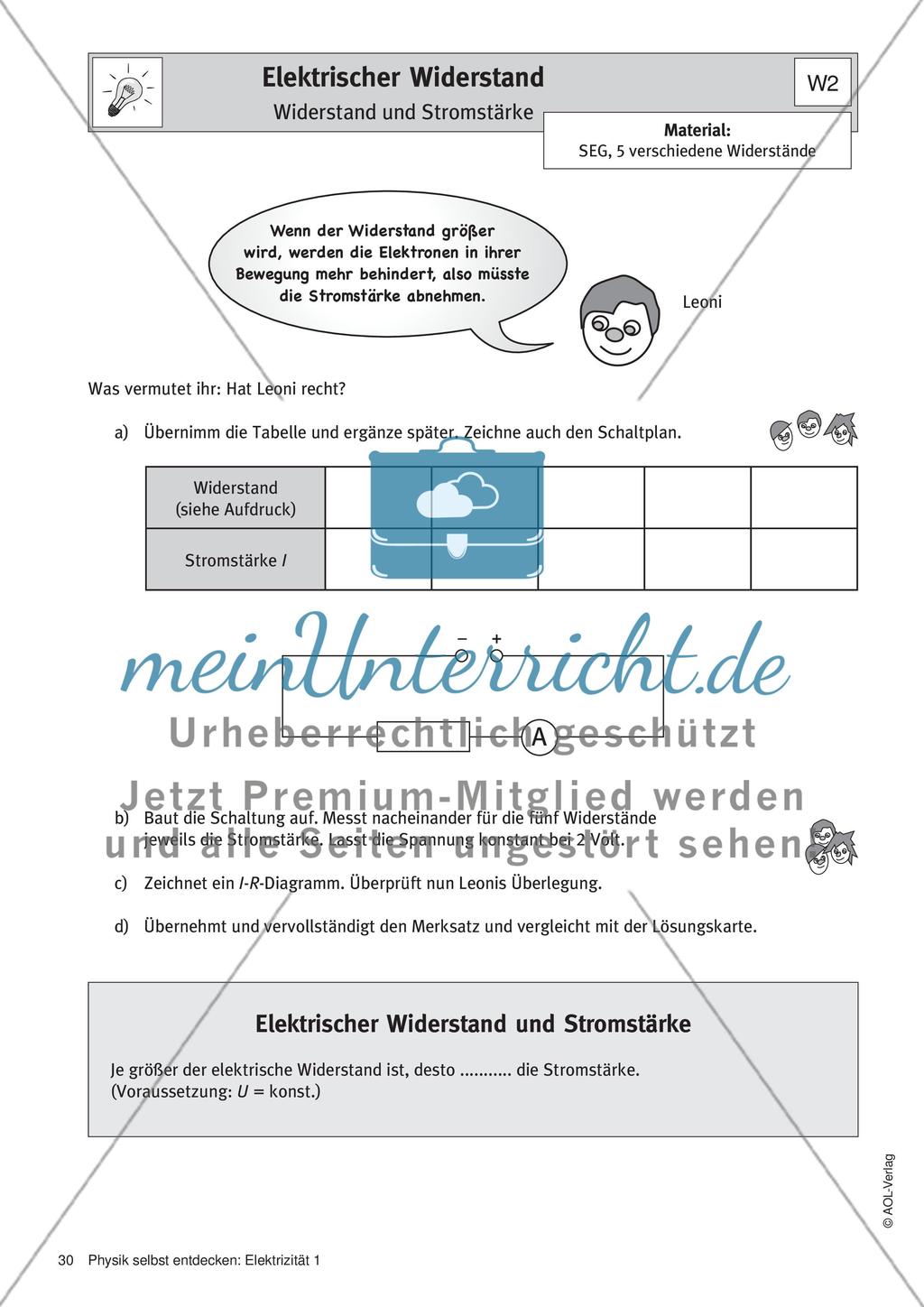 Elektrischer Widerstand Preview 2