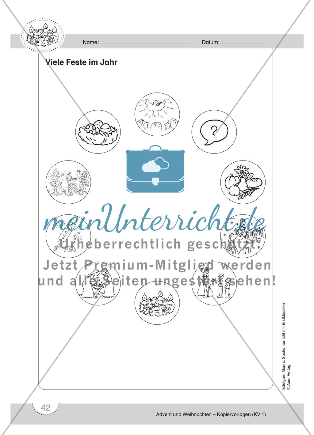 Advent und Weihnachten meinUnterricht