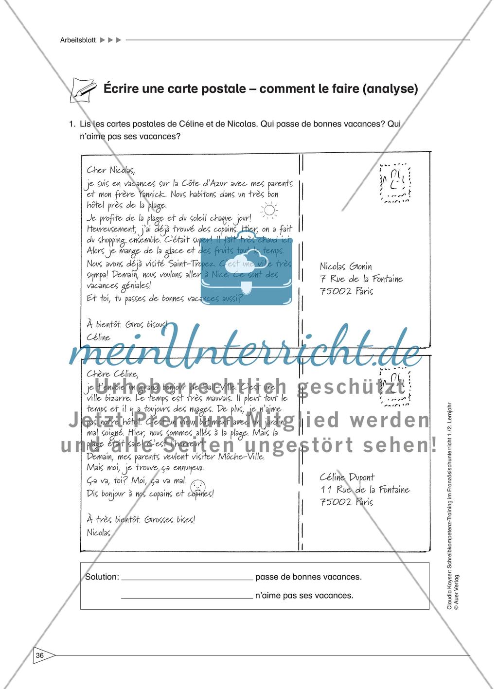 Écrire une carte postale Preview 3