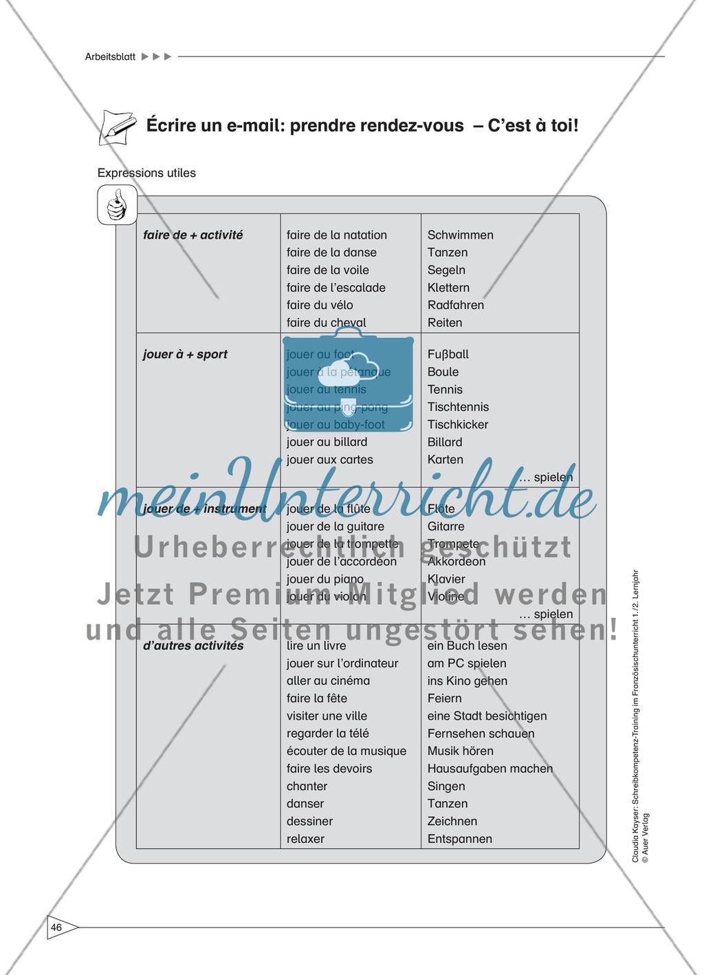 Écrire un e-mail: prendre rendez-vous Preview 6