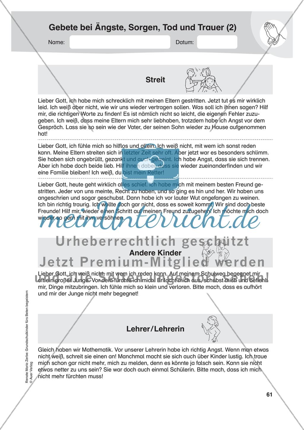 Gebete durch den Schuljahreskreis Preview 11