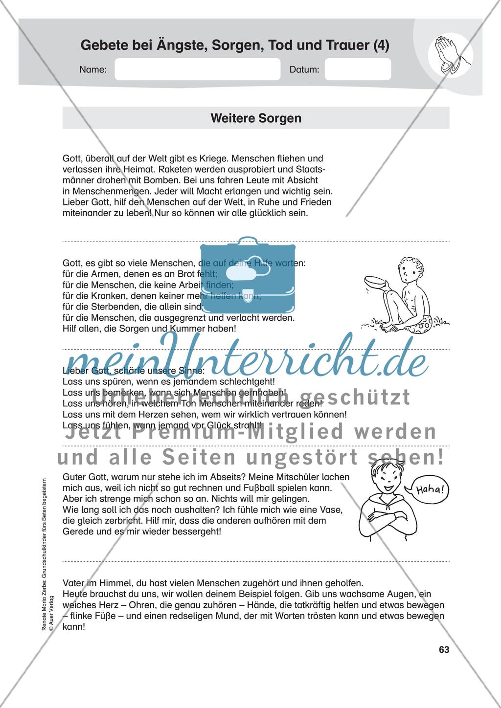 Gebete durch den Schuljahreskreis Preview 13