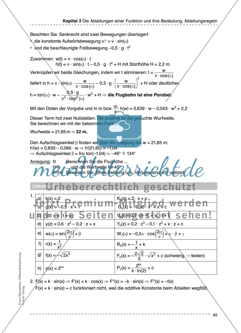 Hilfsmittel Nullstellensuche mit dem Newton-Verfahren Preview 6