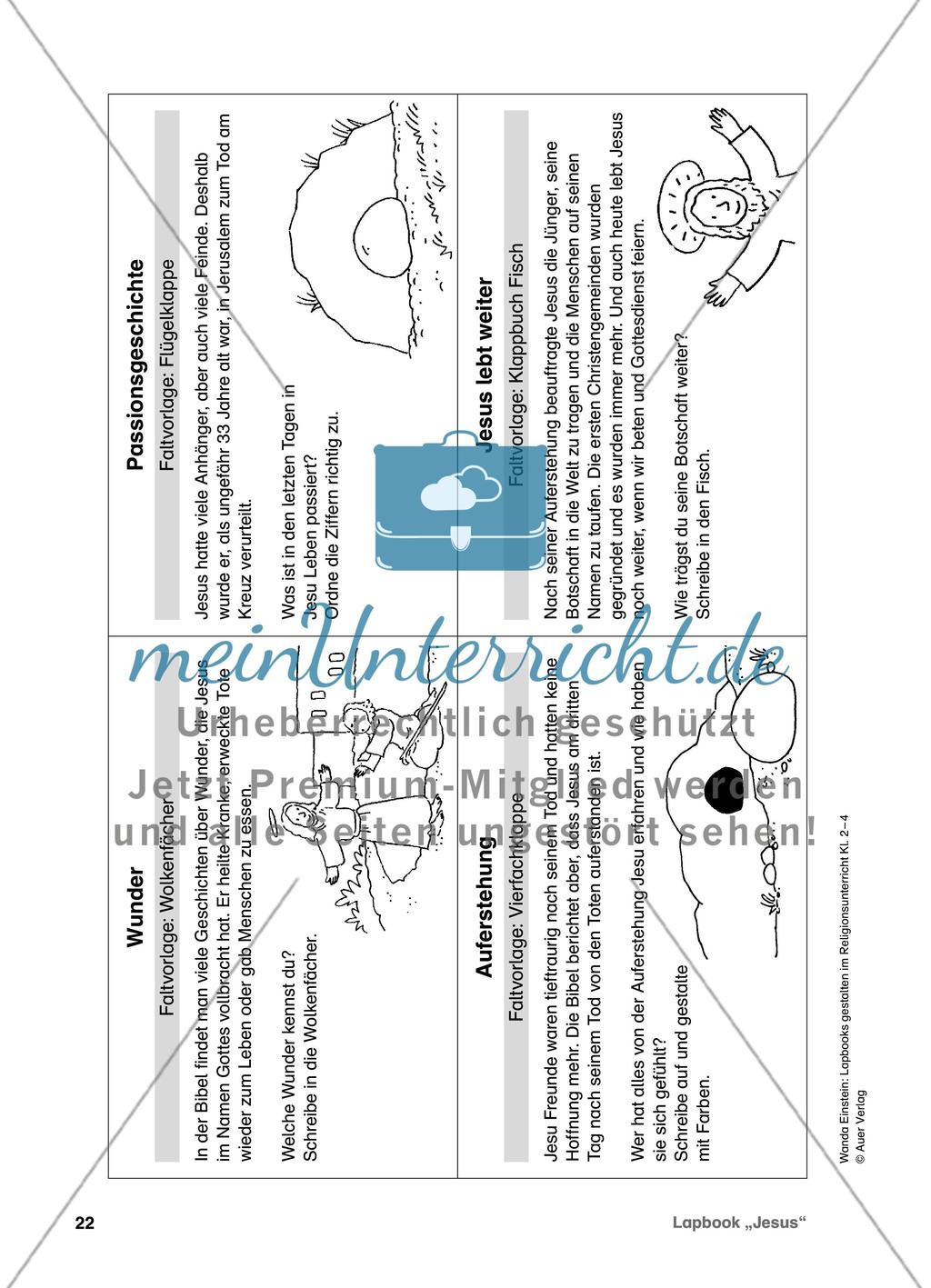 Lapbook „Jesus“ Preview 4