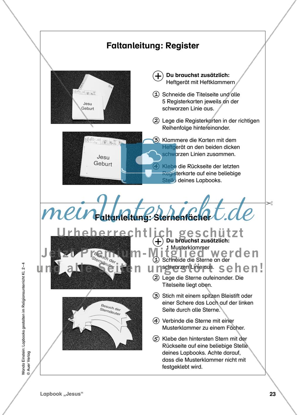 Lapbook „Jesus“ Preview 5