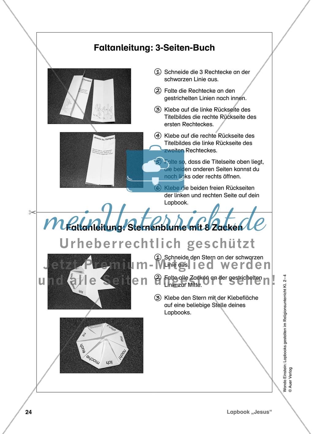 Lapbook „Jesus“ Preview 6
