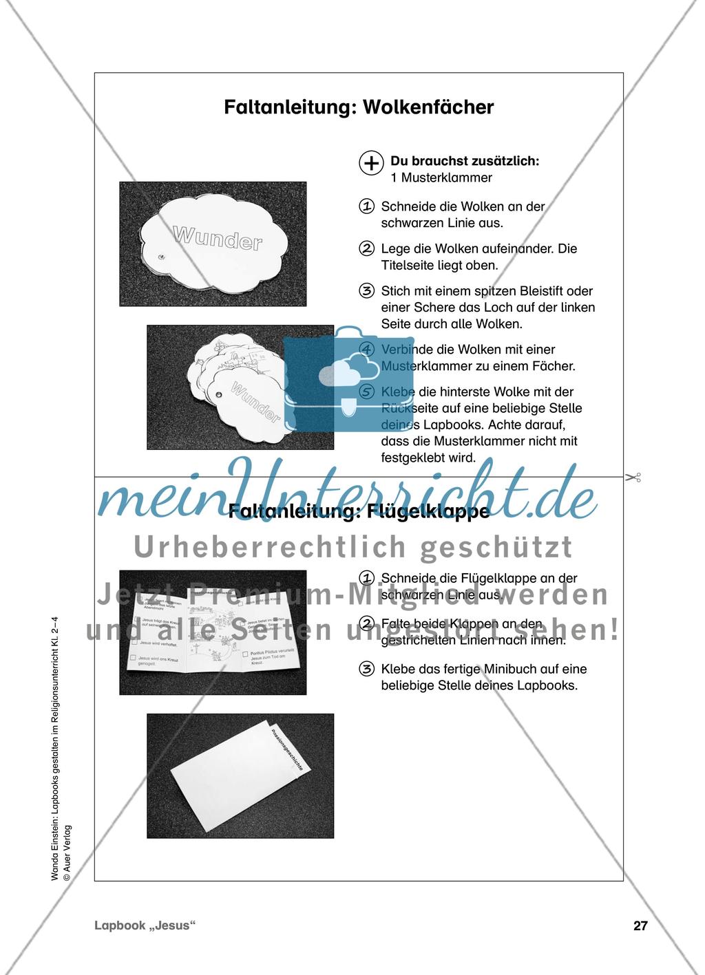Lapbook „Jesus“ Preview 9
