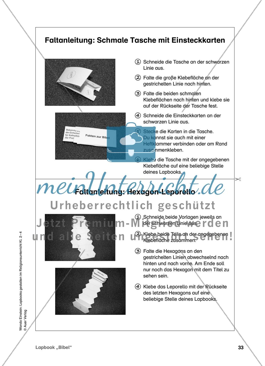 Lapbook „Bibel“ Preview 5