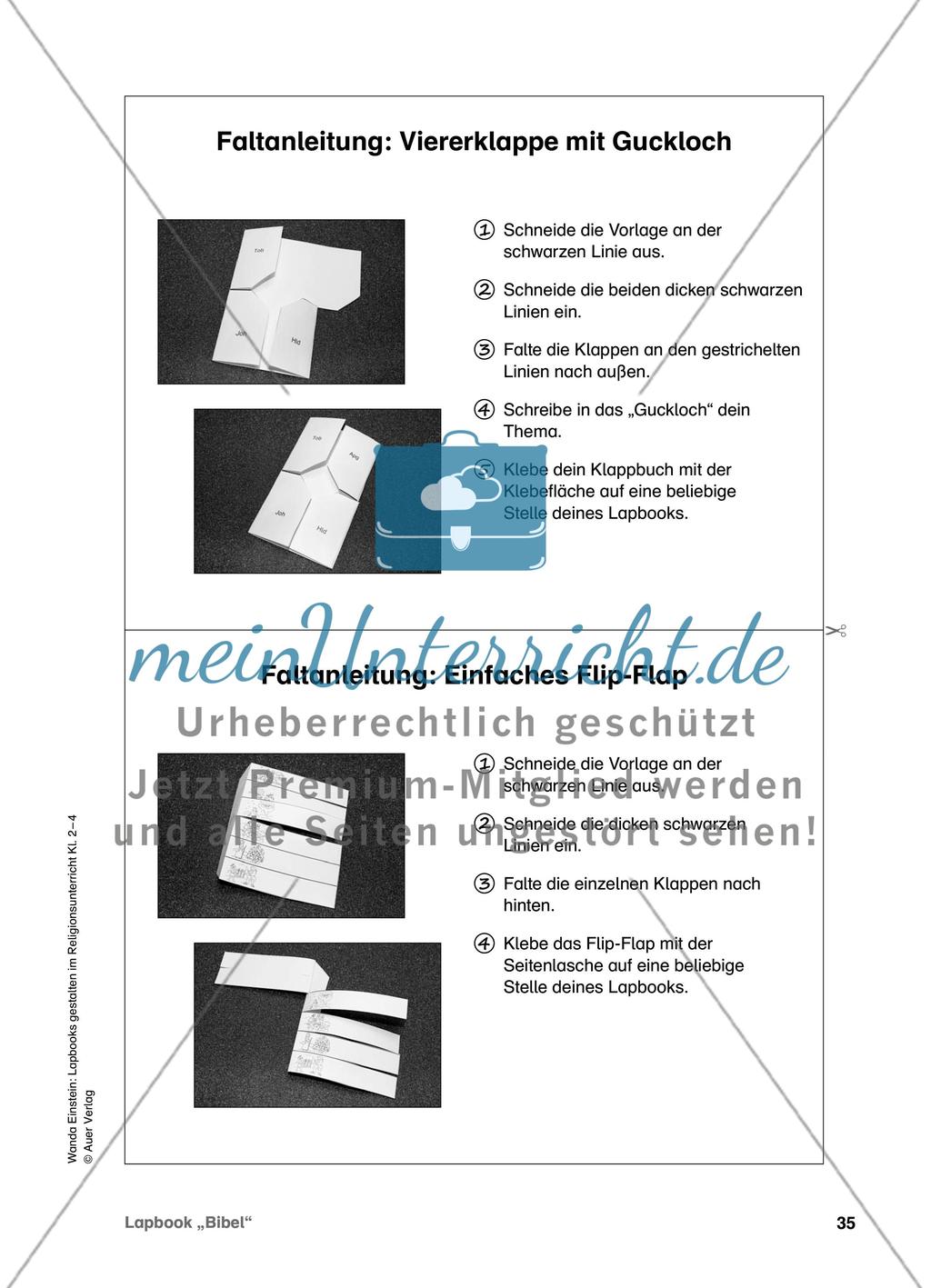 Lapbook „Bibel“ Preview 7