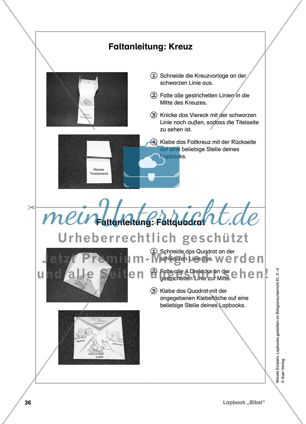 Lapbook „Bibel“ Preview 8