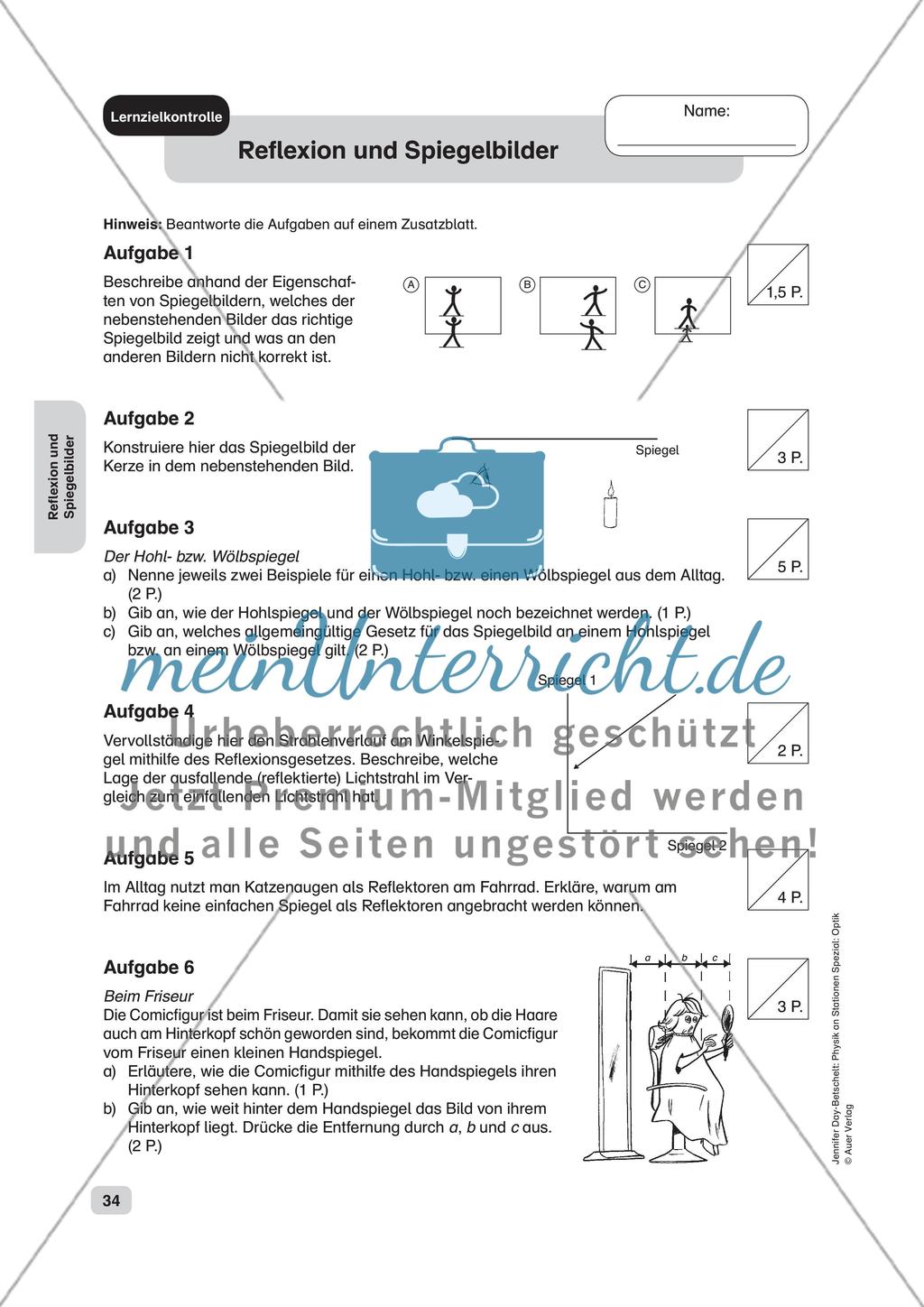 Reflexion und Spiegelbilder Preview 10