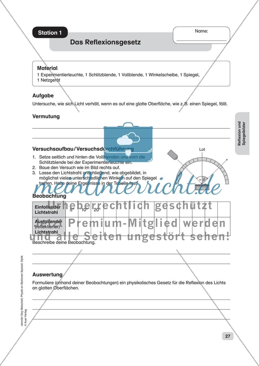 Reflexion und Spiegelbilder Preview 3