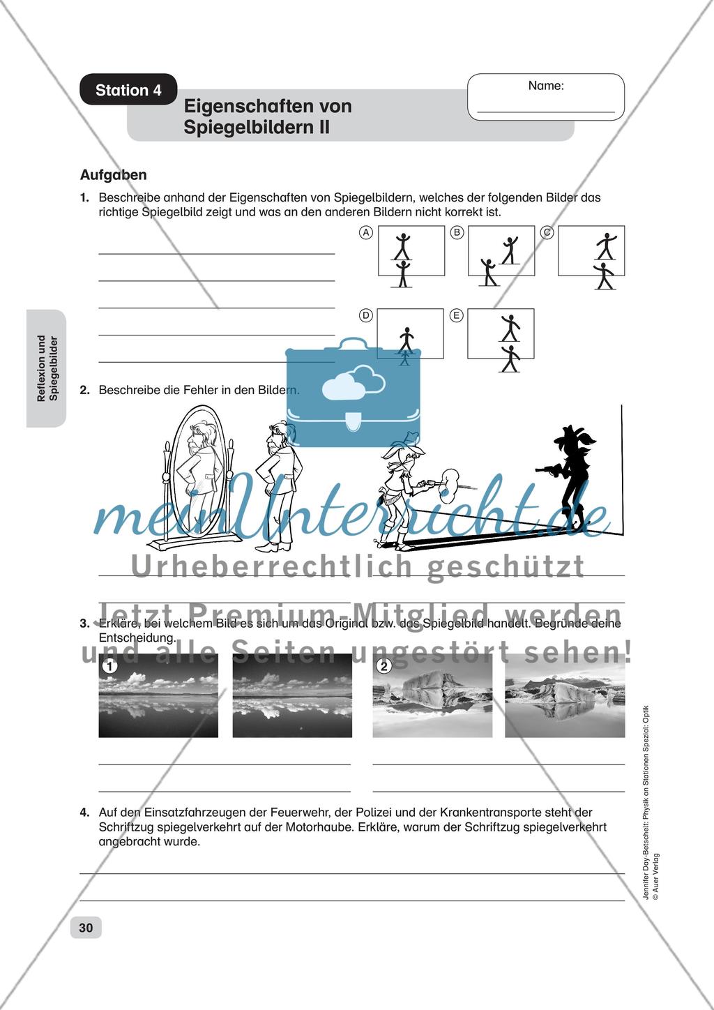 Reflexion und Spiegelbilder Preview 6