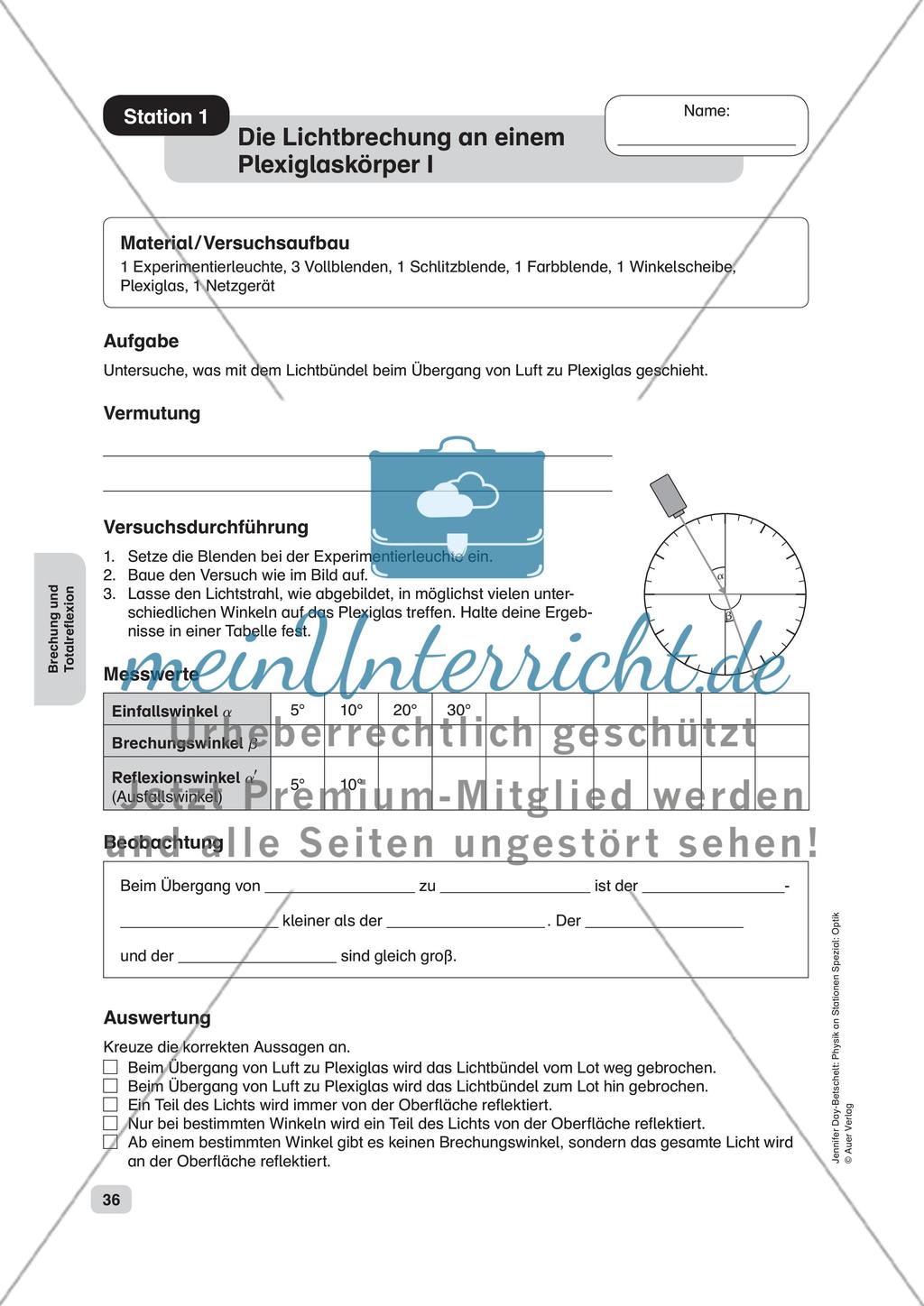 Brechung und Totalreflexion Preview 3