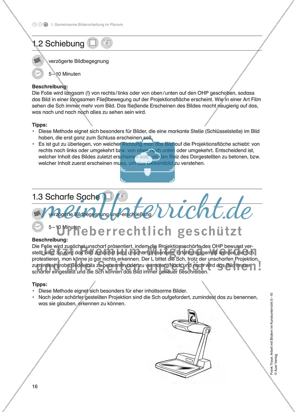 Gemeinsame Bilderarbeitung im Plenum Preview 3