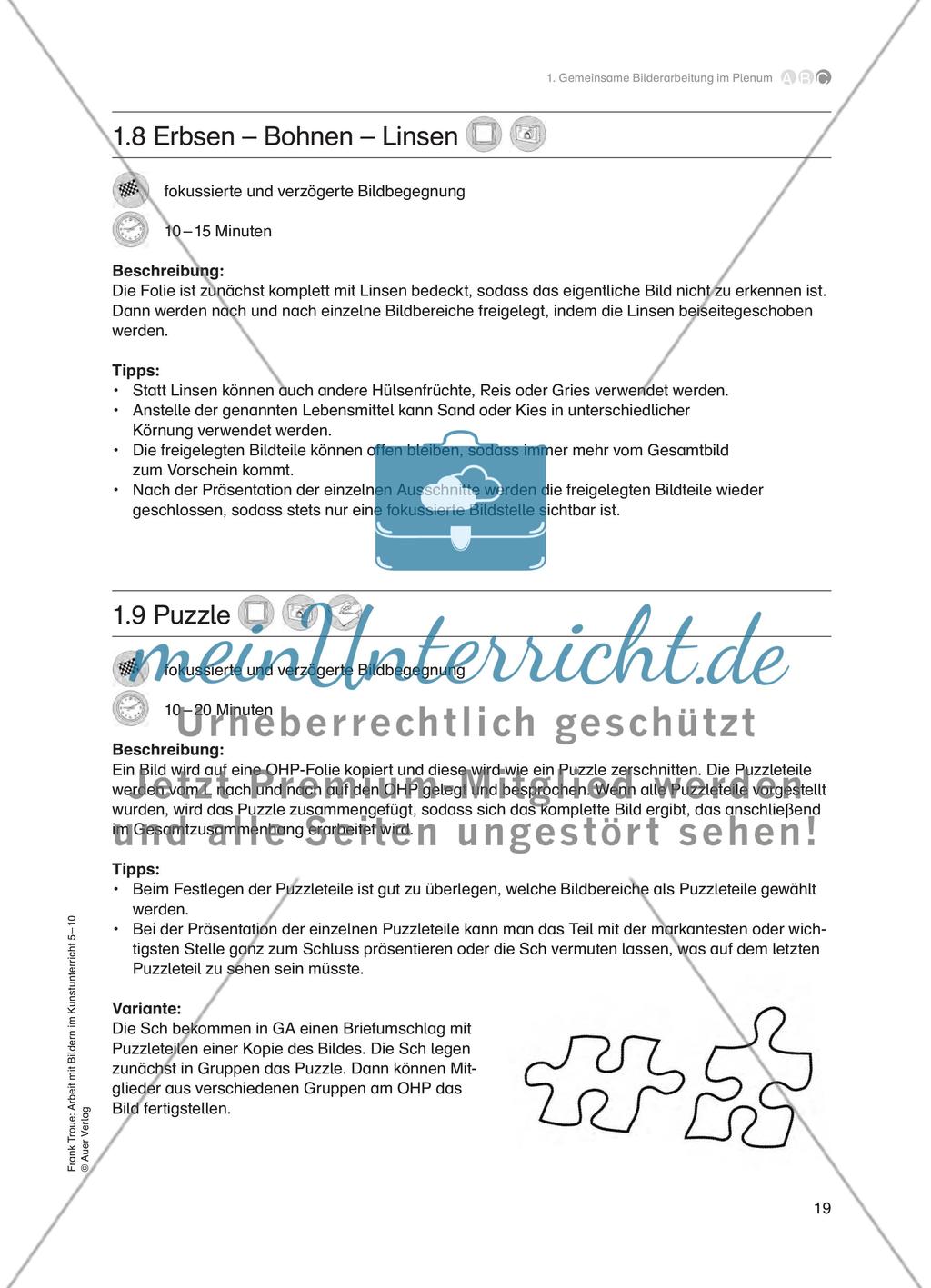 Gemeinsame Bilderarbeitung im Plenum Preview 6
