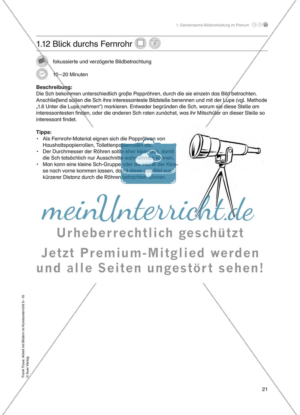 Gemeinsame Bilderarbeitung im Plenum Preview 8
