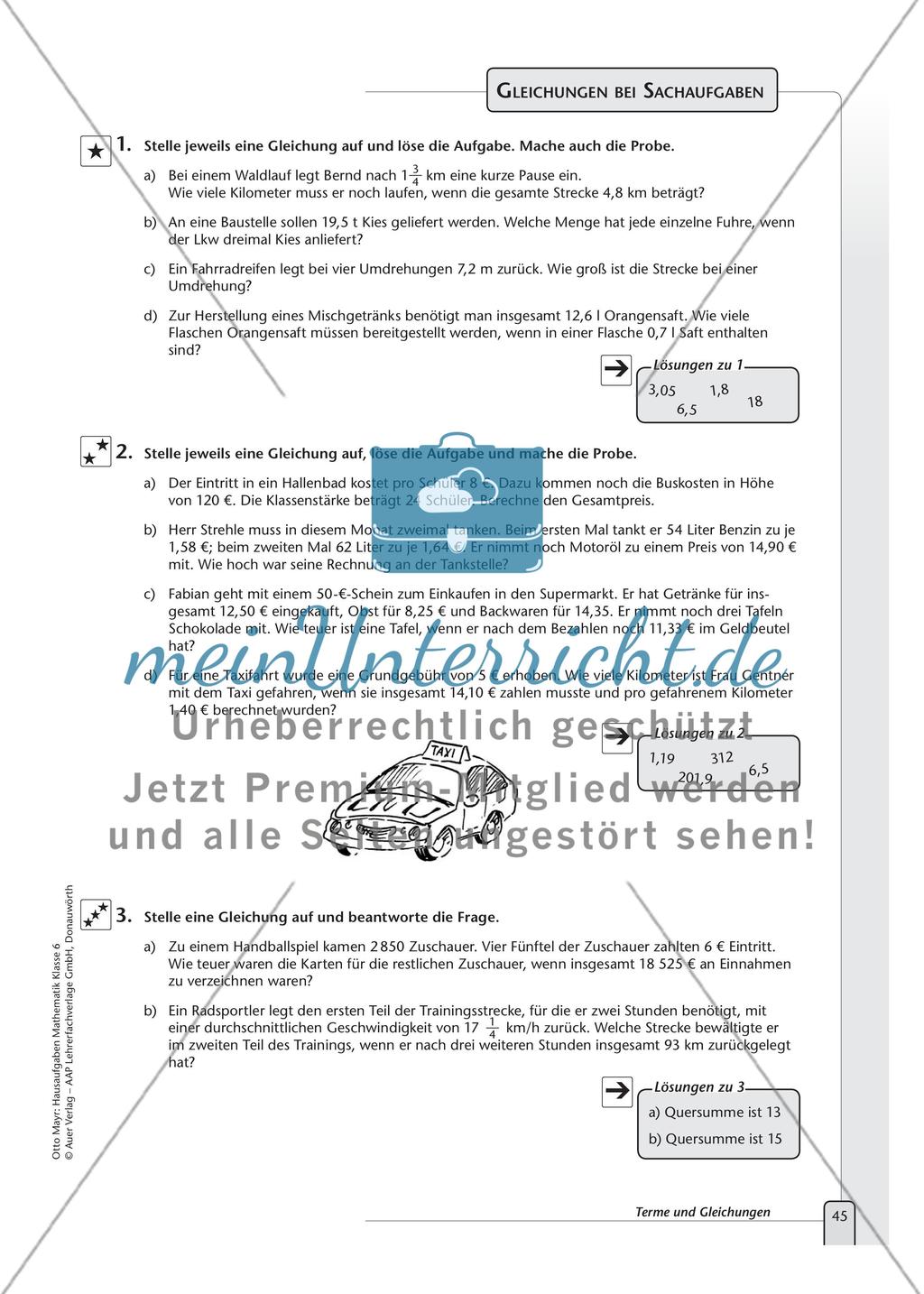 Terme und Gleichungen Preview 7
