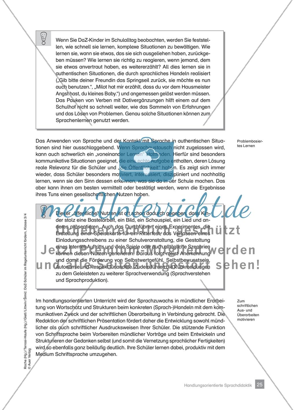 Handlungsorientierte Sprachdidaktik Preview 3