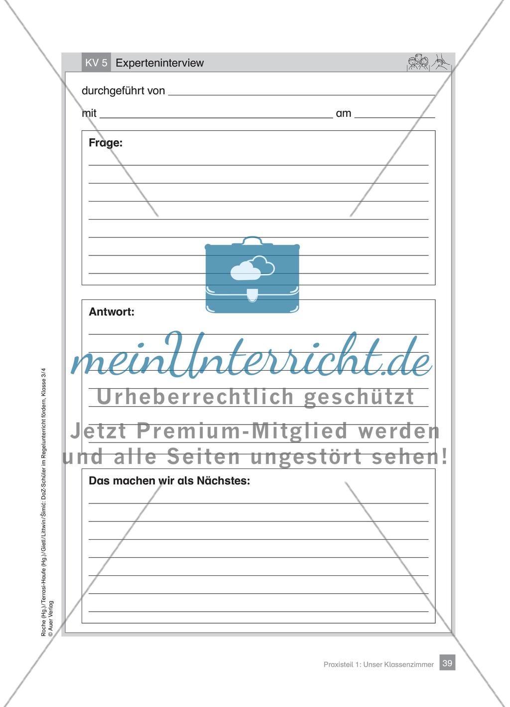 Praxisteil – Unser Klassenzimmer Preview 11