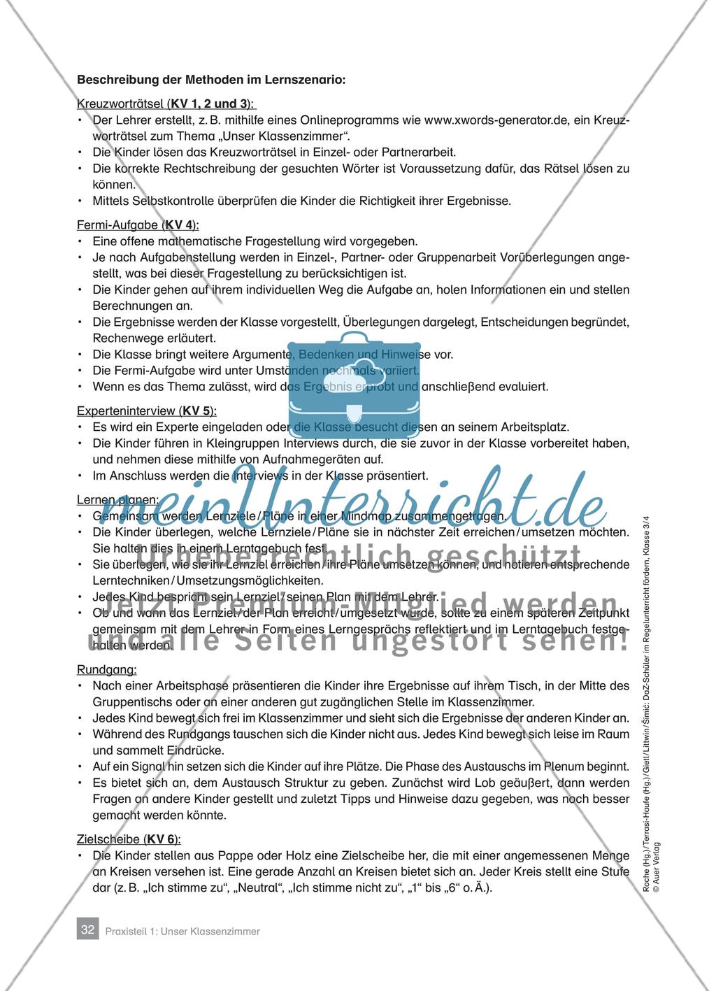 Praxisteil – Unser Klassenzimmer Preview 4