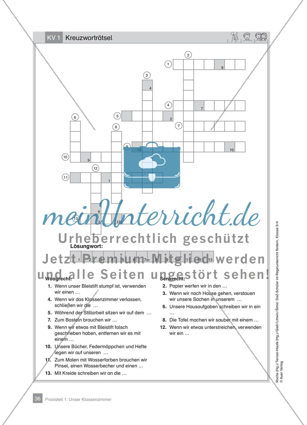 Praxisteil – Unser Klassenzimmer Preview 8
