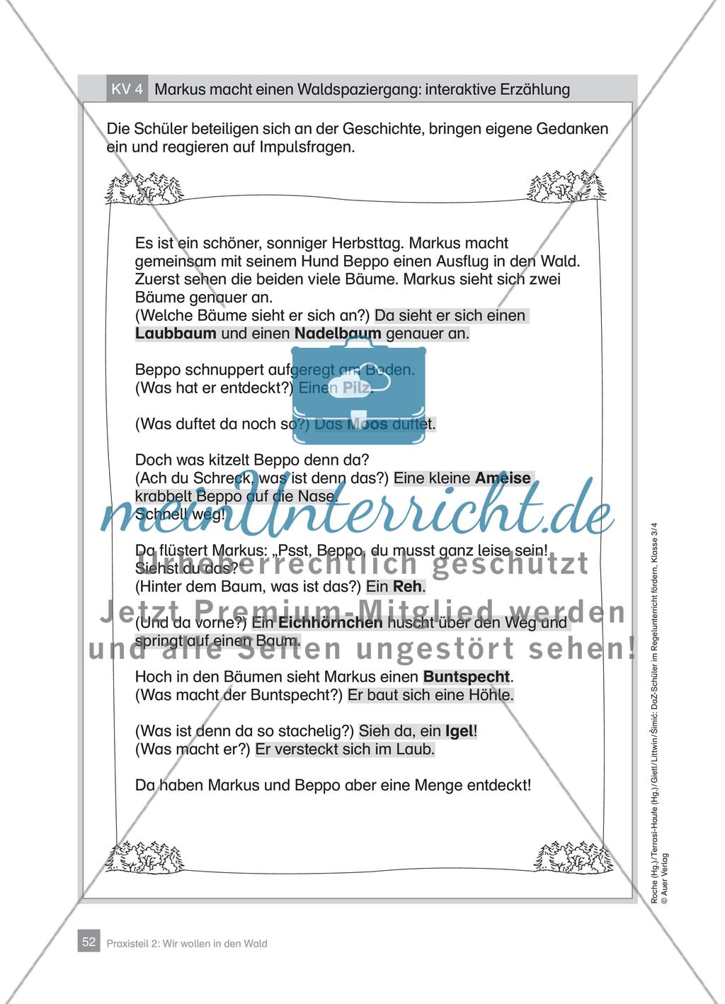 Praxisteil – Wir wollen in den Wald Preview 10