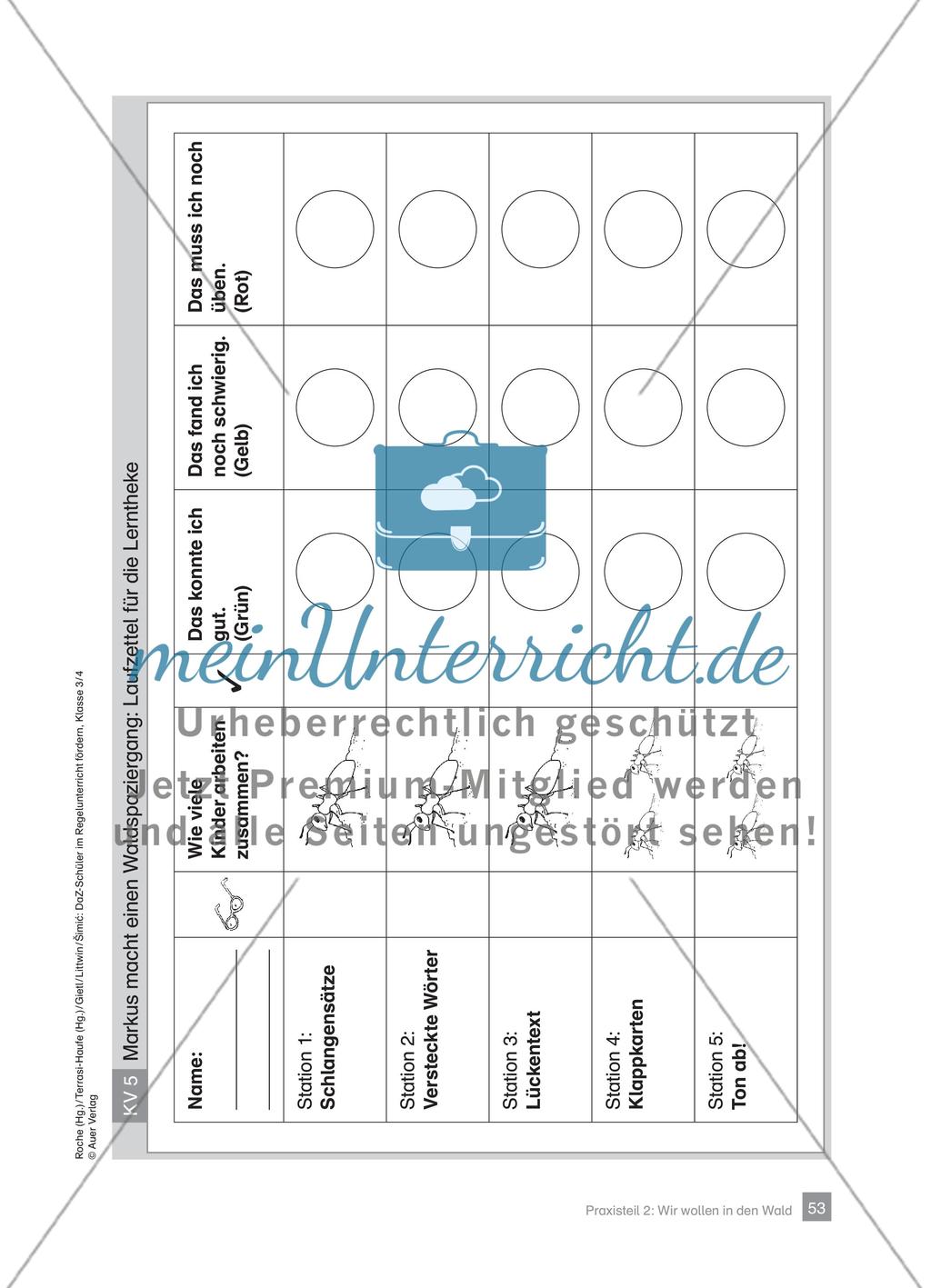 Praxisteil – Wir wollen in den Wald Preview 11